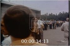 Aeronautical Machinists Union Workers Voting; Pickets Outside Hall Urge "No" Vote