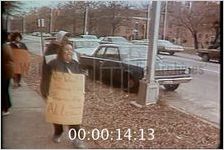 Picketing at High Rise Public Apartment Project Because of Racial Imbalance