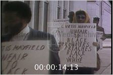 Williams Leading Demonstrations Against Black Soul Singer Mayfield; Charges Mayfield has Turned his Back on Blacks