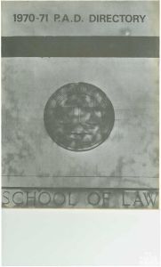 P.A.D. Directory 1970-71