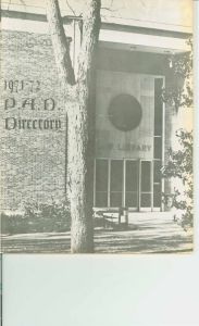 P.A.D. Directory 1971-72
