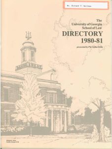 P.A.D. Directory 1980-81