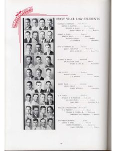 First Year Law Students