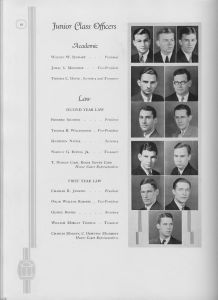 Second Year and First Year Law Class Officers