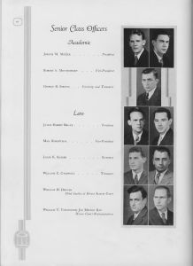 Senior Law Class Officers