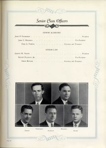 Senior Law Class Officers
