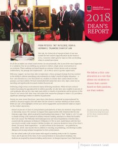 Dean's Report, 2018
