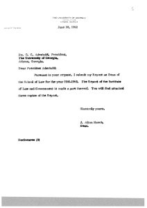 Dean' Report 1962