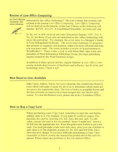 Amicus Briefs, 1997