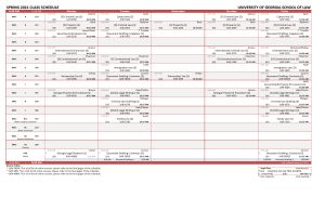 Course List - Spring 2021