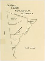 Carroll County genealogical quarterly, Fall 1983