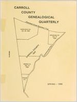Carroll County genealogical quarterly, Spring 1986
