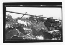 Bradley Street cotton warehouse fire, February 18, 1937