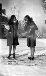 Celeste Long and friend
