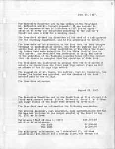 President's Annual Report, 1927-1931
