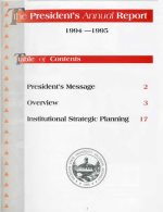 President's Annual Report, 1994-
