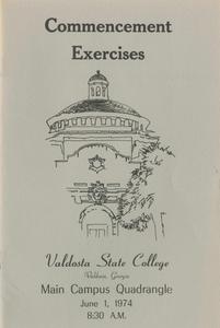 Valdosta State College Commencement Exercises, June 1, 1974