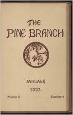 The Pine Branch, January 1922