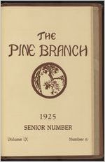 The Pine Branch, Senior Number, May 1925