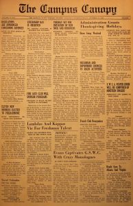 The Campus Canopy, October 13, 1939