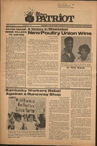 The Southern Patriot, vol.30, no.10, December 1972