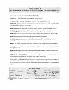 Resolution #15-08: SGA Resolution Responding to Flag Protest on Campus, April 17, 2015