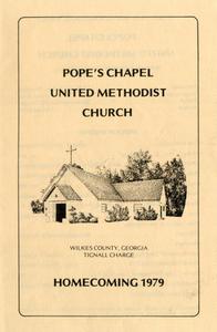 Twenty Third Annual Homecoming Service, October 7, 1979