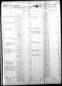 1860 Federal Slave Schedule - Catoosa County, Georgia
