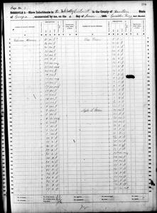 1860 Federal Slave Schedule - Houston County, Georgia