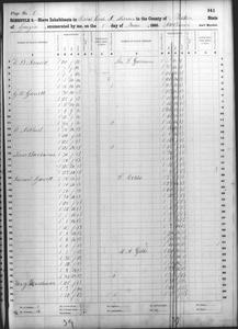 1860 Federal Slave Schedule - Walton County, Georgia