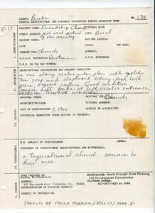 Georgia Architectural and Historic Properties Survey of Rural [134] Mid west section of the county, Quitman, Ga. December 1980