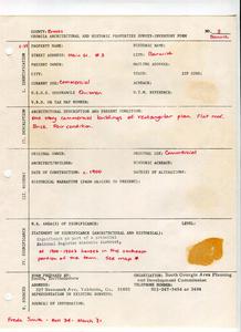 Georgia Architectural and Historic Properties Survey of Barwick [03] Main St. #3, Quitman, Ga. December 1980