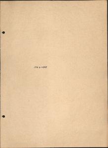 International Relations Club Scrapbook (1946-1947)