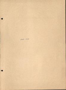 International Relations Club Scrapbook (1948-1949)