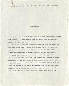 The Witness (Draft 4)