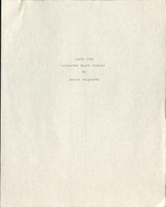 Party Line (Draft 5)