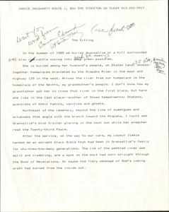 The Sitting (Draft 2)