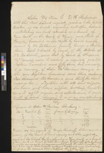 Land Deed Correspondence, Glynn County, 1803