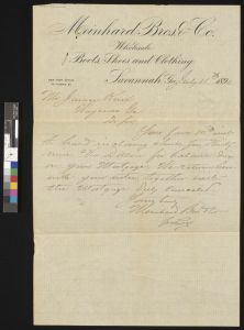 Indenture and Mortgage, Ware County, 1890