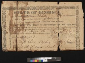 Land Grant, Wayne County, c.1835-1837