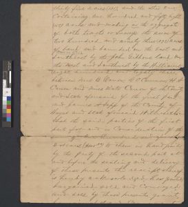 Land grant record, Wayne County, n.d.