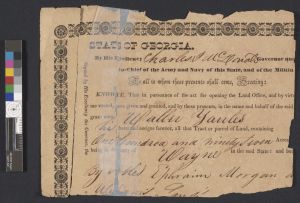 Land Grant, Wayne County, 1831