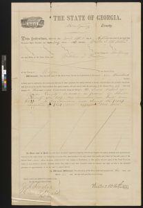 Indenture, Wayne County, 1891