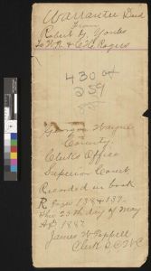 Warranty Deed, Wayne County, 1887