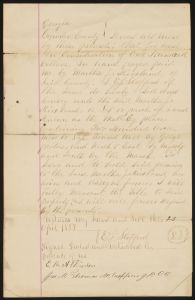Deed, Camden County, 1883