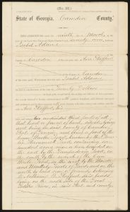 Indenture, Camden County, 1882