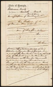 Indenture Deed, Richmond County, 1877
