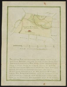 Survey Plat, Camden County, 1899