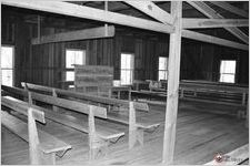 Interior of Sardis Primitive Baptist Church