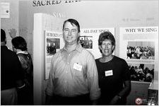 Co-curators David I Lee and Laurie Kay Sommers